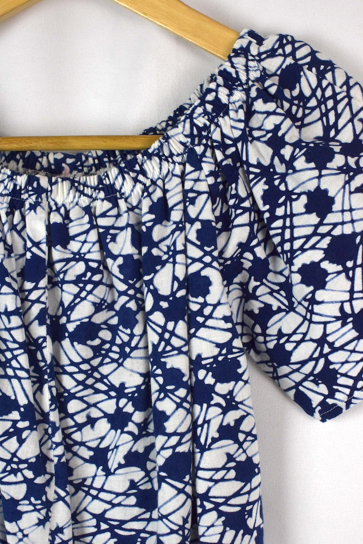 Reworked Paint Splatter Print Top