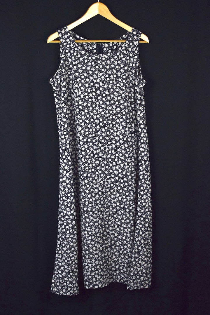 Reworked Floral Print Dress