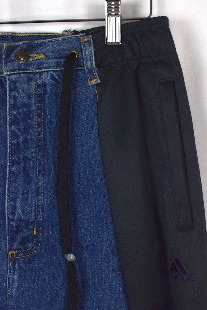Reworked Adidas Brand Track-Jeans