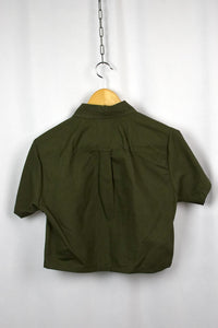 Reworked Ralph Lauren Brand Crop Top