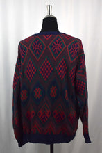 Load image into Gallery viewer, Diamond Pattern Knitted Jumper
