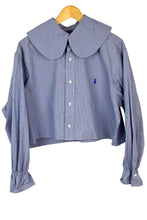Load image into Gallery viewer, Reworked Cropped Ralph Lauren Brand Top
