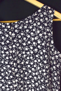 Reworked Floral Print Dress