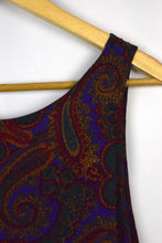 Load image into Gallery viewer, 80s/90s Paisley Print Dress
