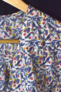 Reworked Floral Print Tie Up Top