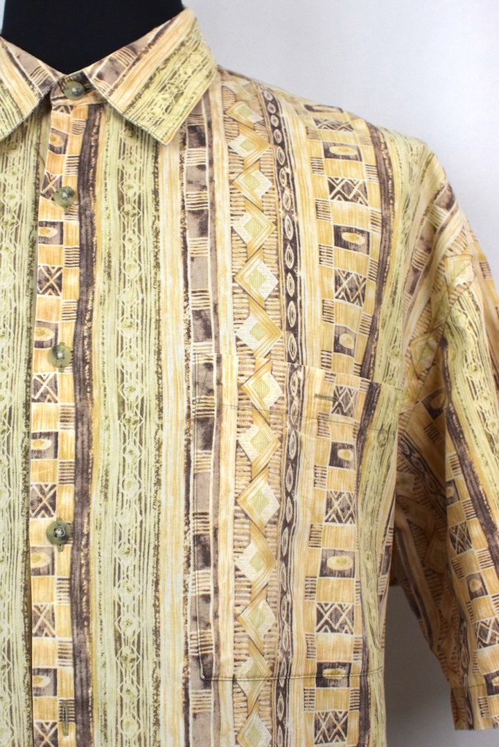 Abstract Print Party Shirt