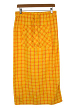 Load image into Gallery viewer, Orange Checkered Skirt
