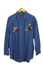 Load image into Gallery viewer, Teddy Bear Wrapping Denim Top
