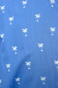 Izod Brand Palm Tree Print Shirt