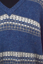 Load image into Gallery viewer, Blue Striped Knitted Jumper
