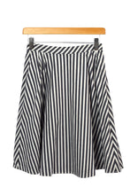 Load image into Gallery viewer, Reworked Black White Striped Skirt
