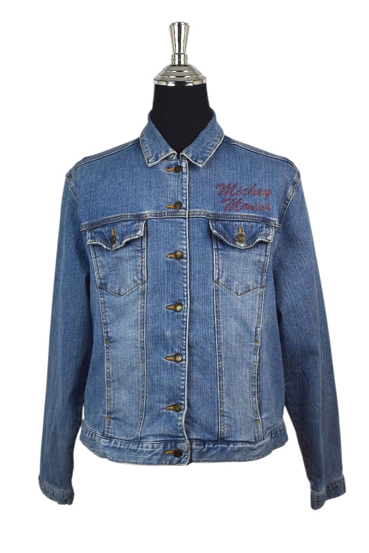 90s/00s Mickey Mouse Denim Jacket