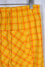 Load image into Gallery viewer, Orange Checkered Skirt
