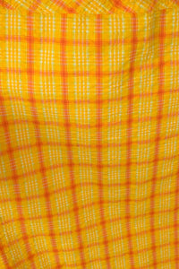 Orange Checkered Skirt