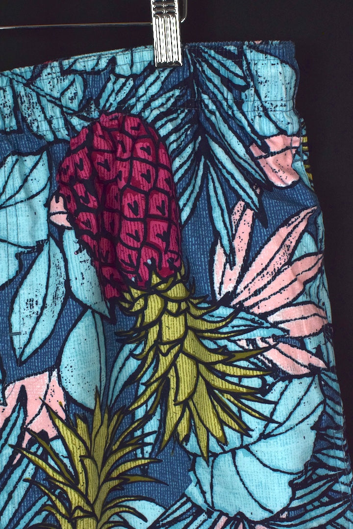 Pineapple Print Board Shorts