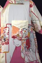 Load image into Gallery viewer, 70s Cycling Print Shirt
