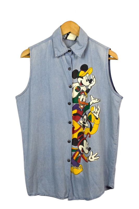 80s/90s Denim Disney Character Shirt