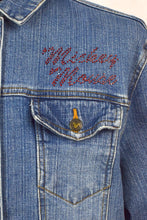 Load image into Gallery viewer, 90s/00s Mickey Mouse Denim Jacket
