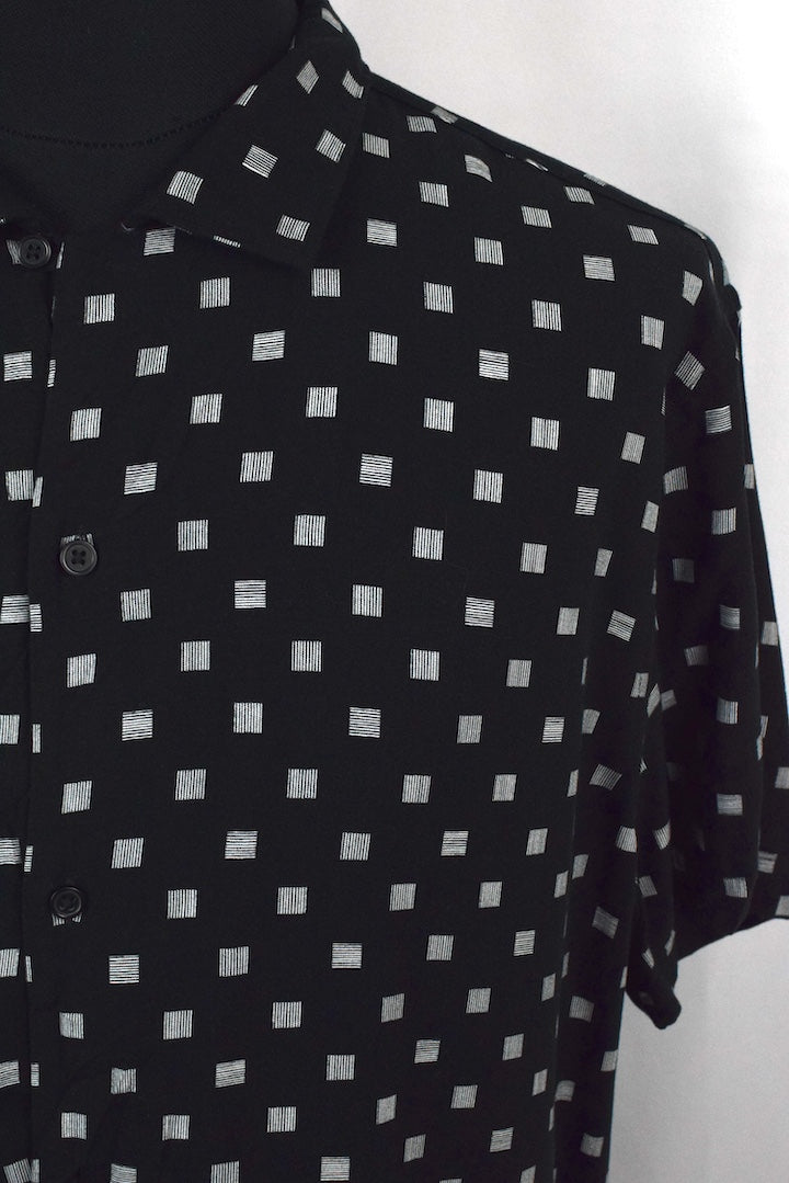 Stripes and Squares Print Shirt