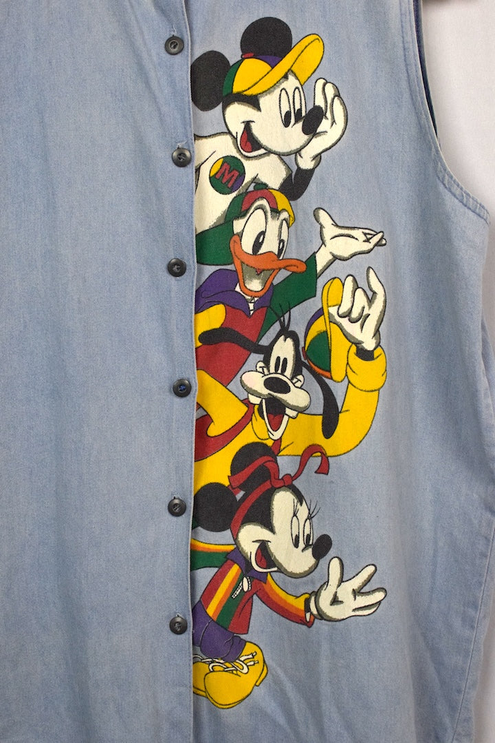 80s/90s Denim Disney Character Shirt