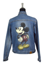 Load image into Gallery viewer, 90s/00s Mickey Mouse Denim Jacket
