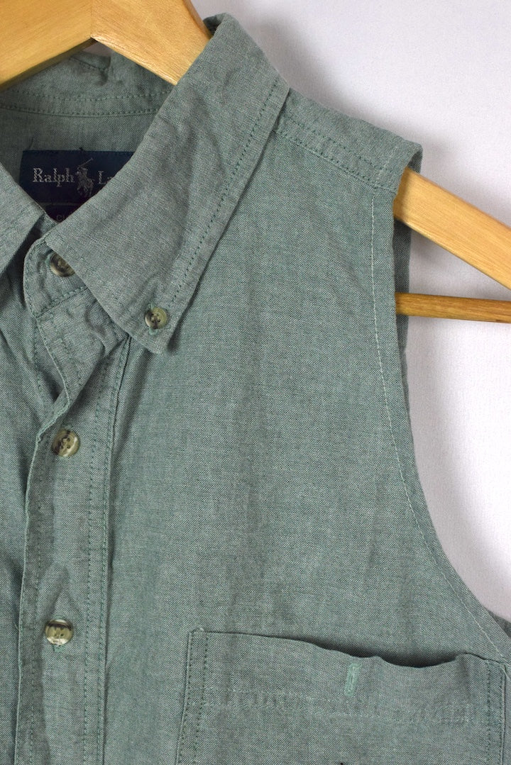 Reworked Cropped Ralph Lauren Brand Top