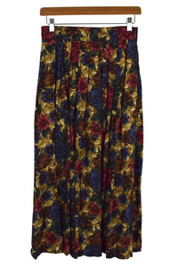 80s/90s Floral Skirt