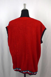 80s/90s Christmas Knitted Vest