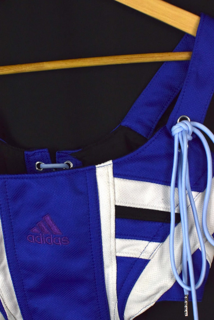 Reworked Adidas Brand Corset Top