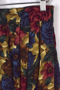 80s/90s Floral Skirt