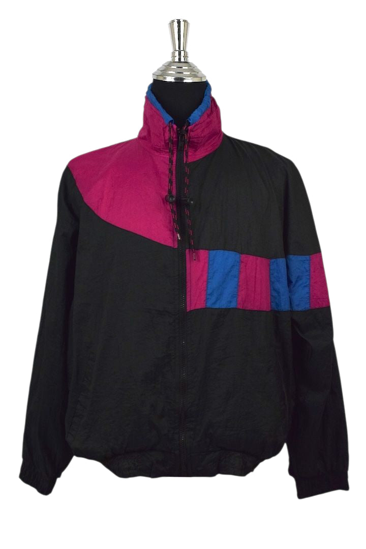 80s/90s Pink and Black Spray Jacket