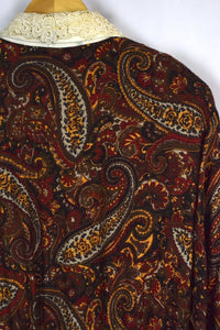 90s Paisley Print Dress