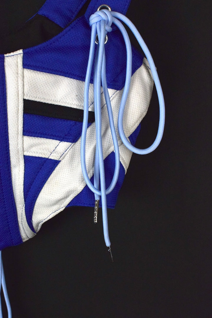 Reworked Adidas Brand Corset Top
