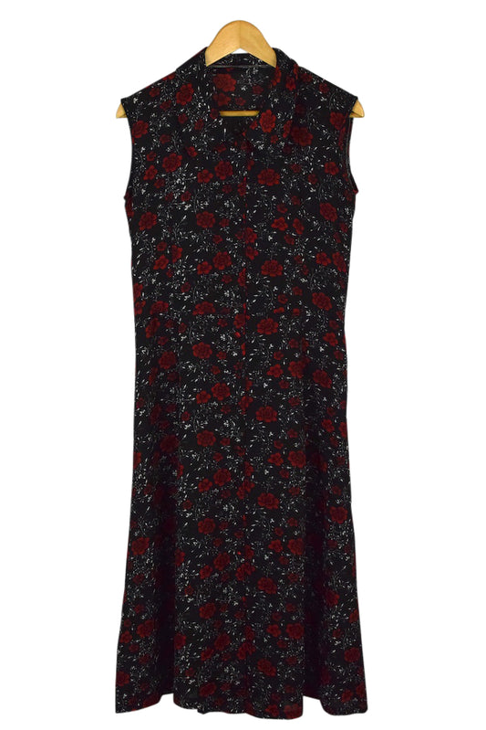 Reworked Floral Print Dress