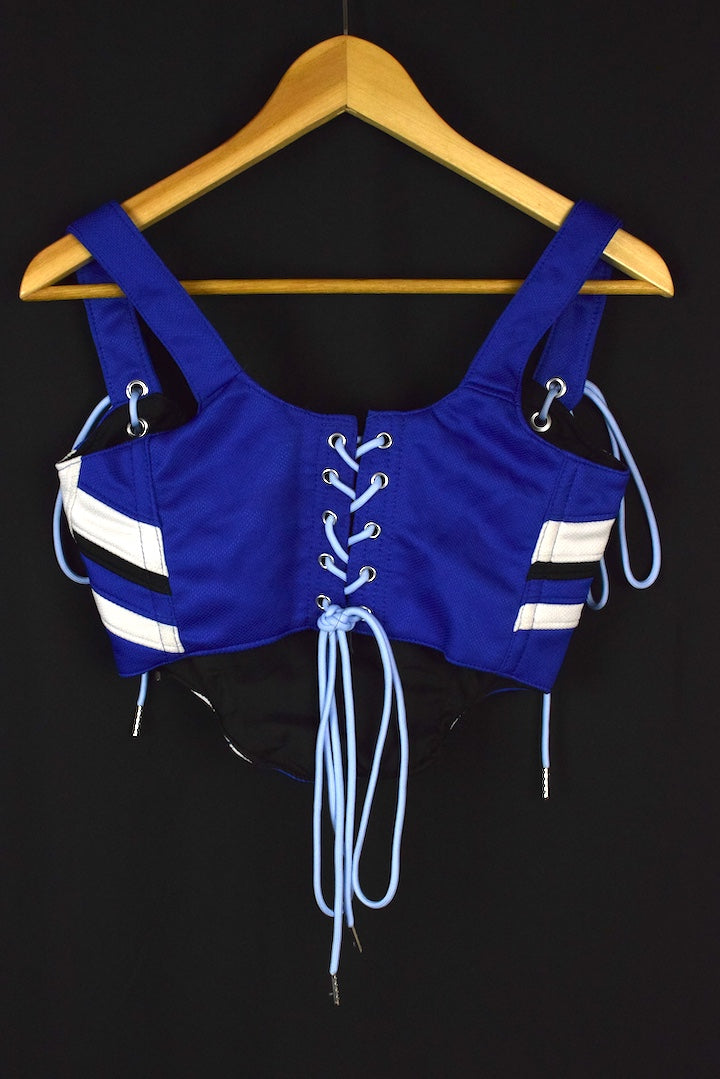 Reworked Adidas Brand Corset Top