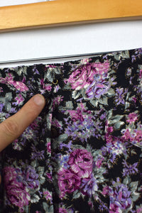 Rose Print Skirt
