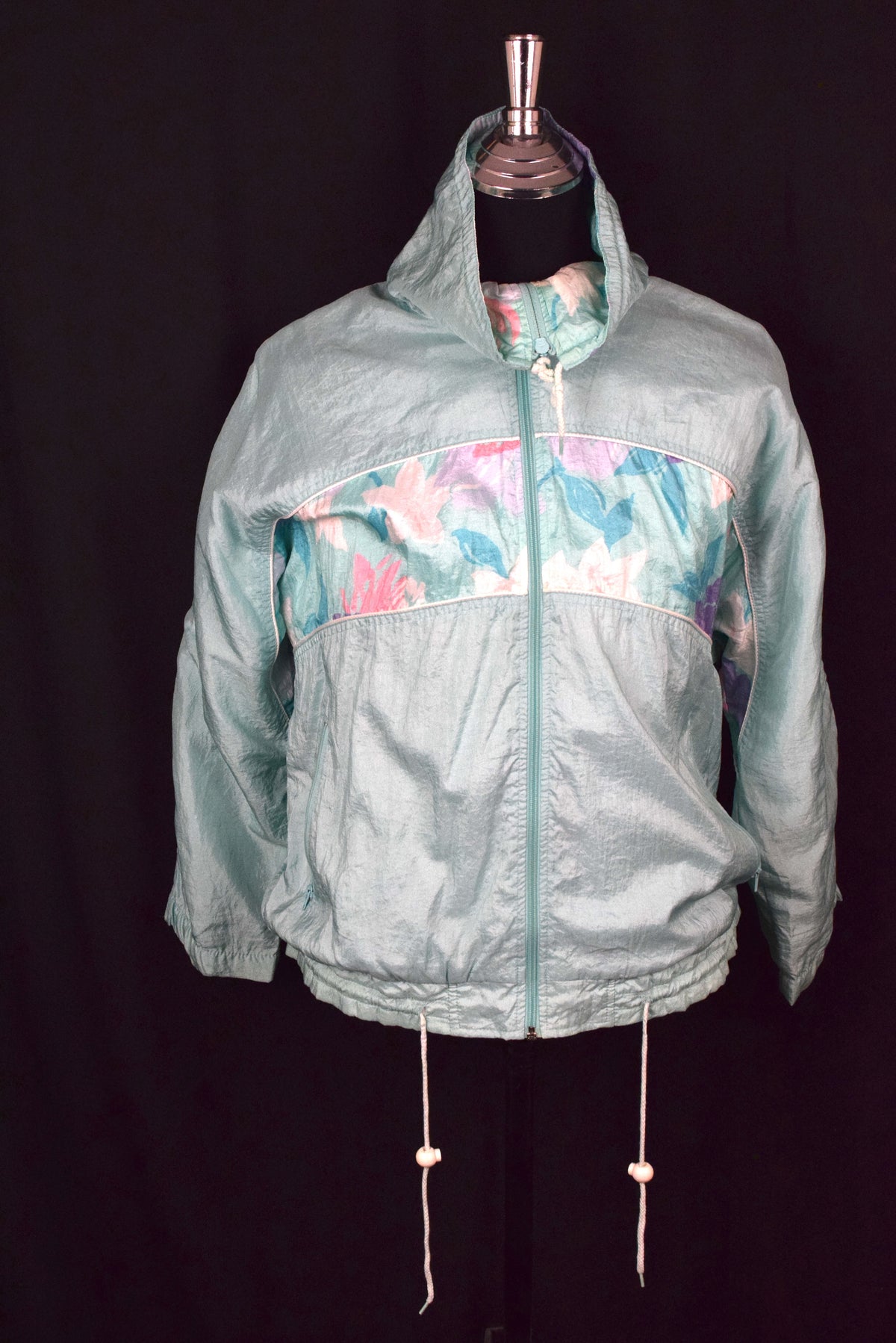Pastel Floral Pattern Spray Jacket