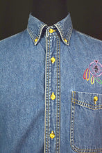 Load image into Gallery viewer, Dream Catcher Denim Shirt
