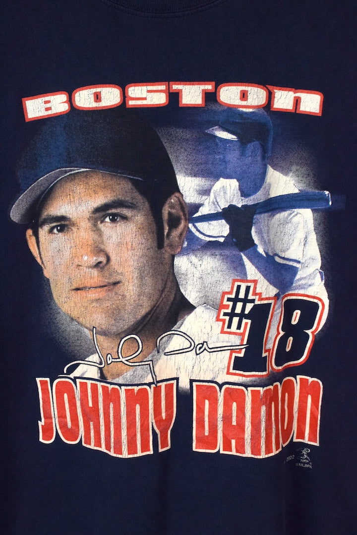 2002 Johnny Damon Boston Red Sox MLB T-shirt