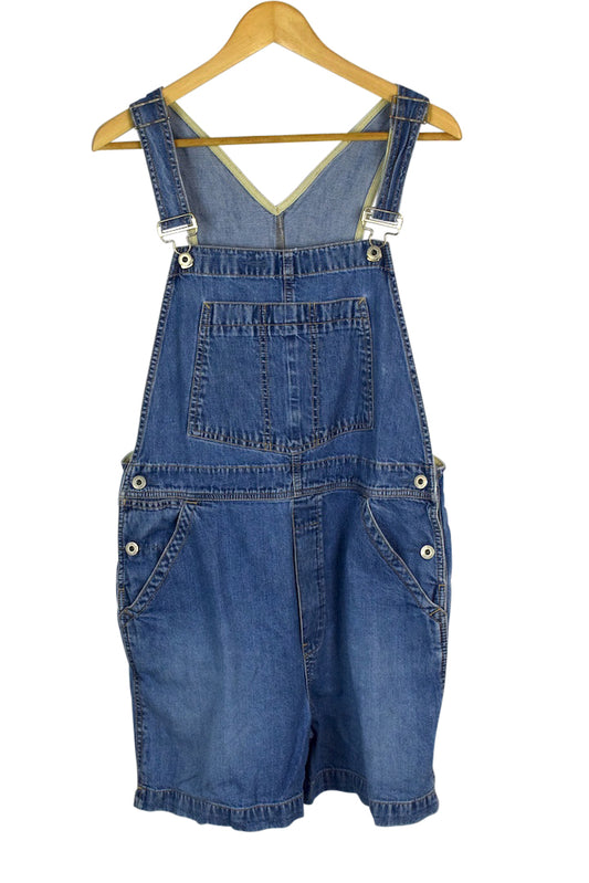 Short Denim Overalls