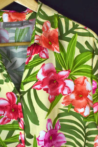 Hawaiian Floral Print Top