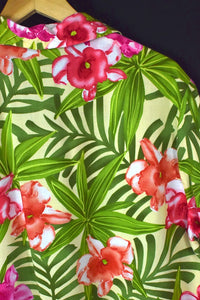 Hawaiian Floral Print Top