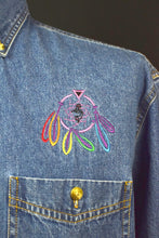 Load image into Gallery viewer, Dream Catcher Denim Shirt
