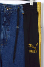 Load image into Gallery viewer, Reworked Puma Brand Track-Jeans
