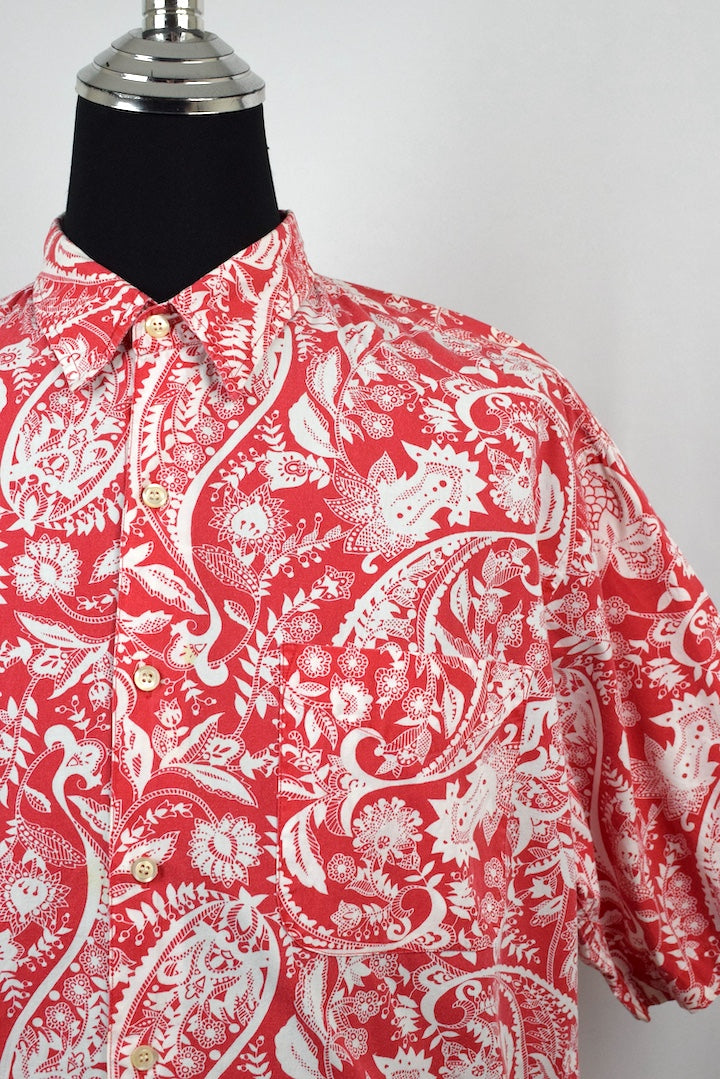 Paisley Floral Print Shirt