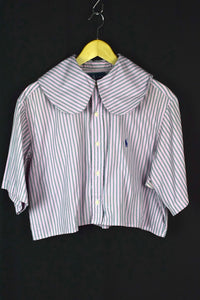 Reworked Ralph Lauren Brand Crop Top
