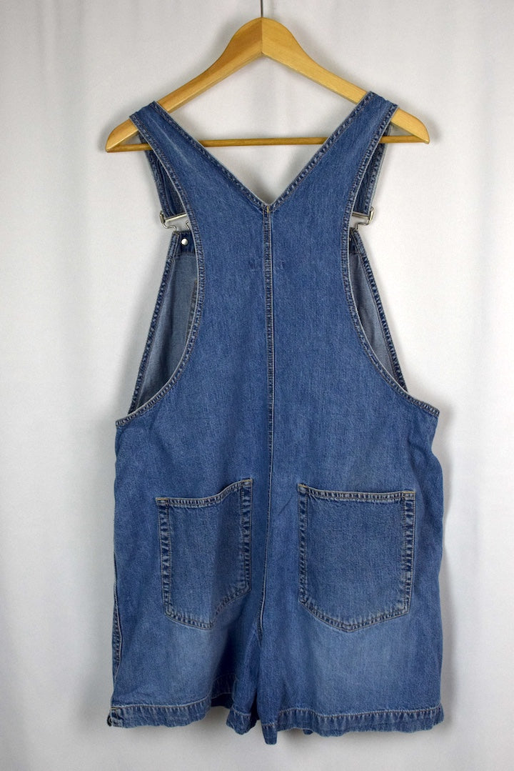 Short Denim Overalls