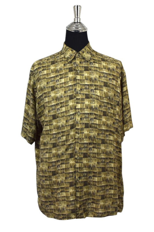 Abstract Square Print Shirt