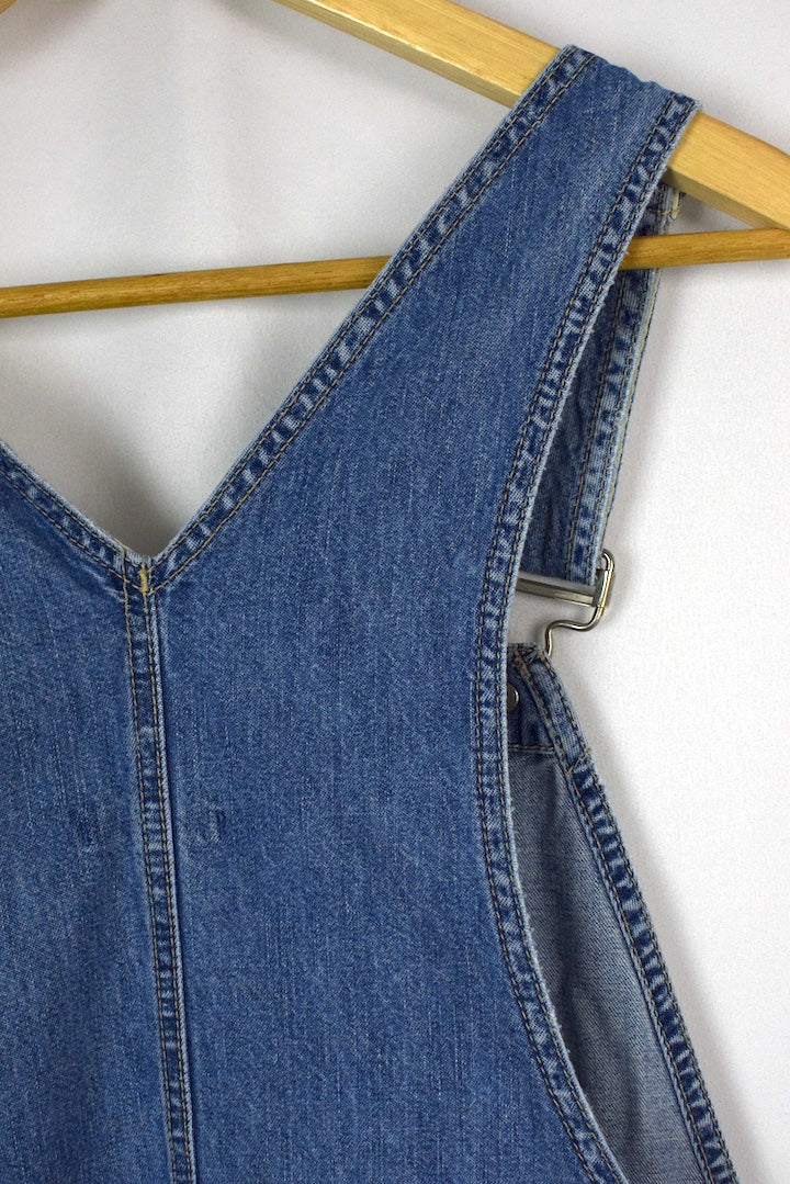Short Denim Overalls