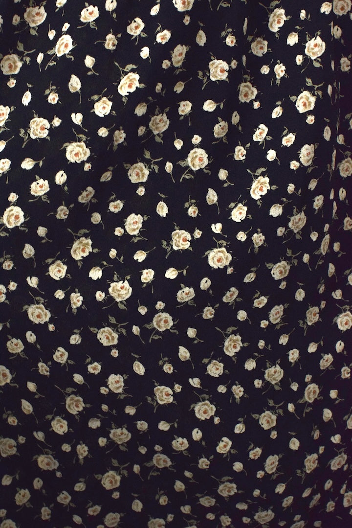 Reworked Floral Print Skirt